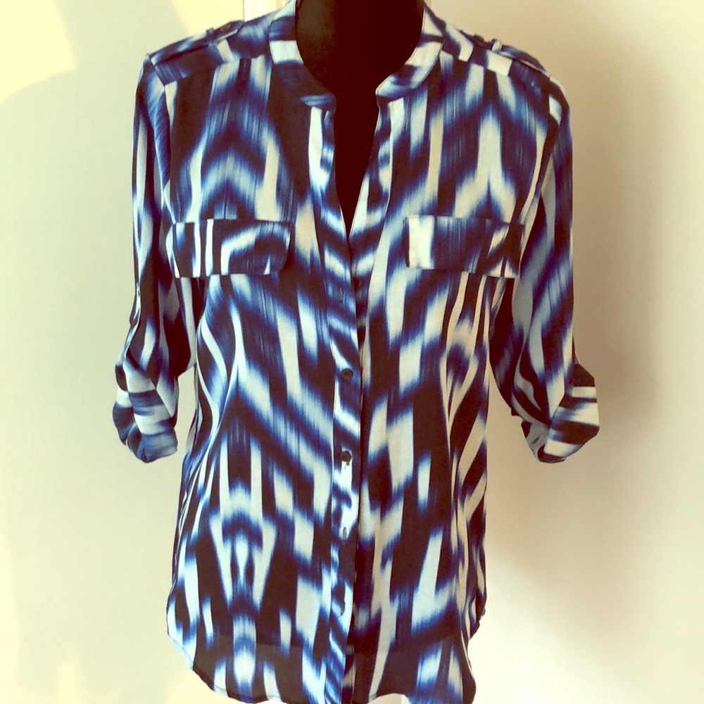 Calvin Klein  three-quarter sleeve blouse